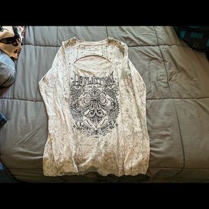 Women’s shirt with rhinestones